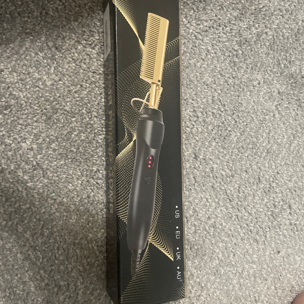 Hair press comb